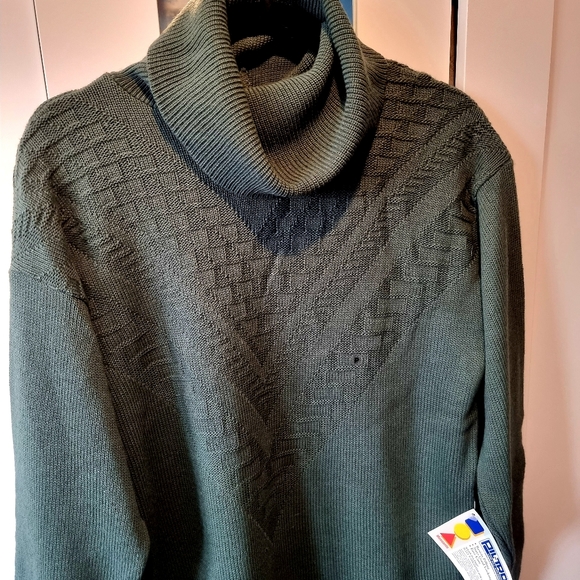 Vintage Linda Lundstrom Sage Green Oversized Sweater Brand New - Picture 4 of 9